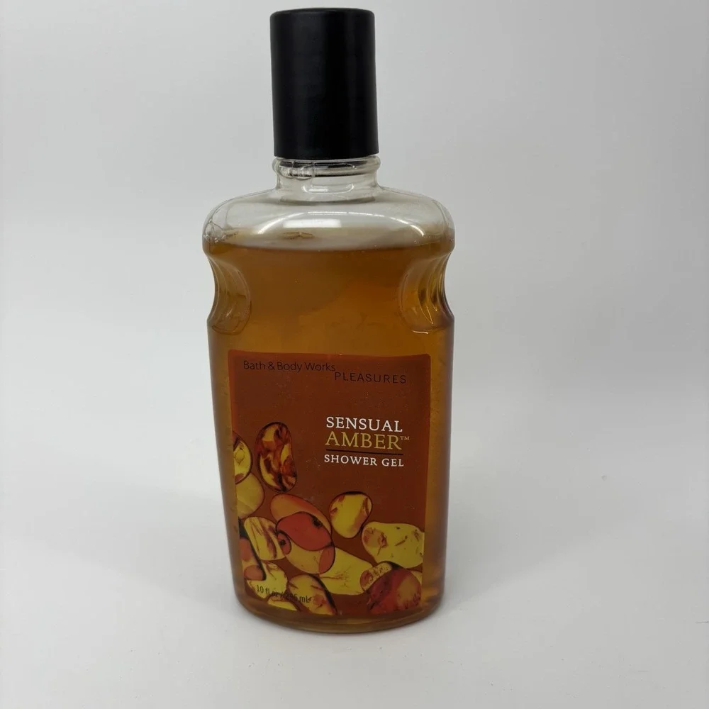 Bath & Body Works Sensual Amber 10oz Shower Gel Discontinued Rare